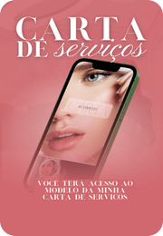 Modelo de Carta de Serviços para Designer de Sobrancelhas